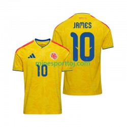 Colombia James Rodriguez 10 Herre Hjemmebane Fodboldtrøje VM 2026 Lange Ærmer