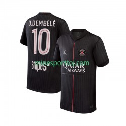 Paris Saint-Germain Ousmane Dembele 10 Herre Fjerde Fodboldtrøje 2025-2026 Lange Ærmer