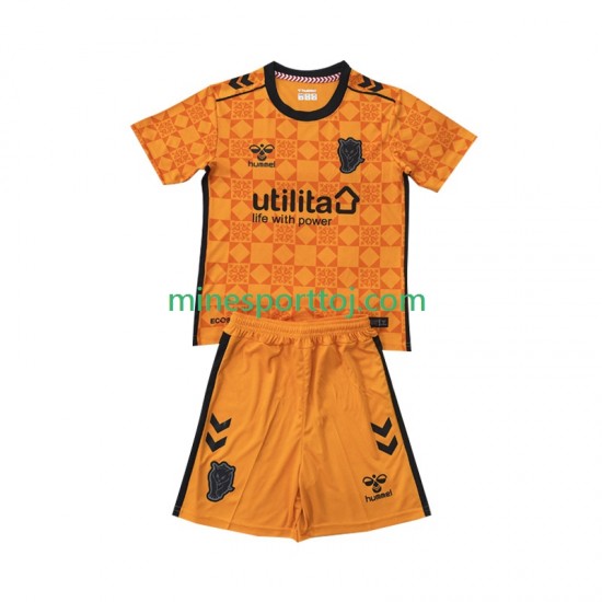 Målmand Sunderland Børne Tredje Fodboldtrøje 2025-2026 Lange Ærmer