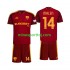AS Roma Donyell Malen 14 Børne Hjemmebane Fodboldtrøje 2026-2027 Lange Ærmer