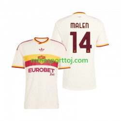 AS Roma Donyell Malen 14 Herre Udebane Fodboldtrøje 2026-2027 Lange Ærmer