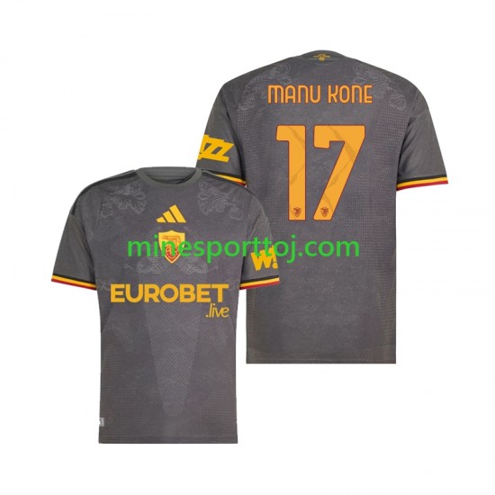 AS Roma Manu Kone 17 Herre Tredje Fodboldtrøje 2026-2027 Lange Ærmer