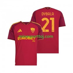 AS Roma Paulo Dybala 21 Herre Hjemmebane Fodboldtrøje 2026-2027 Lange Ærmer