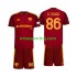 AS Roma Rodrigo Mora 86 Børne Hjemmebane Fodboldtrøje 2026-2027 Lange Ærmer