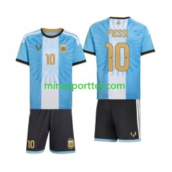 Argentina Lionel Messi 10 Special Børne Hjemmebane Fodboldtrøje 2026-2027 Lange Ærmer