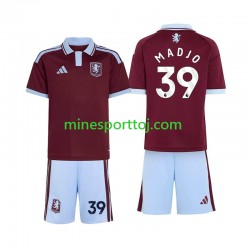 Aston Villa Brian Madjo 39 Børne Hjemmebane Fodboldtrøje 2026-2027 Lange Ærmer