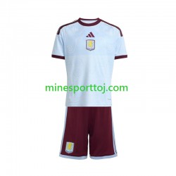 Aston Villa Børne Tredje Fodboldtrøje 2026-2027 Lange Ærmer