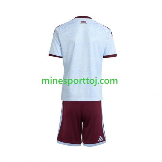 Aston Villa Børne Tredje Fodboldtrøje 2026-2027 Lange Ærmer