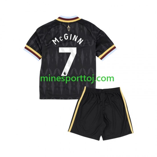 Aston Villa John McGinn 7 Børne Udebane Fodboldtrøje 2026-2027 Lange Ærmer