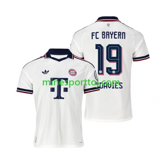 FC Bayern München Alphonso Davies 19 Herre Udebane Fodboldtrøje 2026-2027 Lange Ærmer