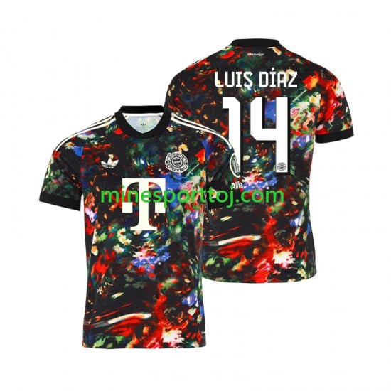 FC Bayern München Luis Diaz 14 Oktoberfest Herre Hjemmebane Fodboldtrøje 2026-2027 Lange Ærmer