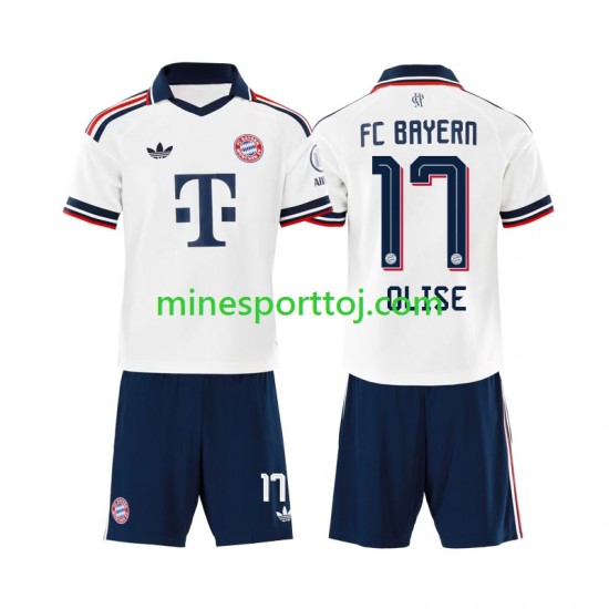 FC Bayern München Michael Olise 17 Børne Udebane Fodboldtrøje 2026-2027 Lange Ærmer
