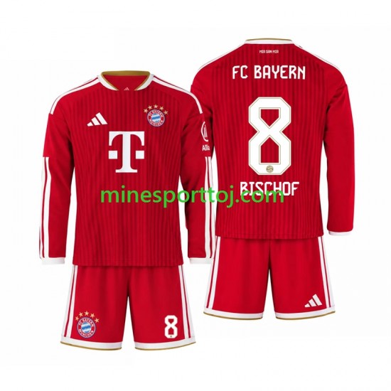 FC Bayern München Tom Bischof 8 Børne Hjemmebane Fodboldtrøje 2026-2027 med Korte Ærmer