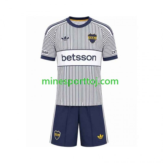 CA Boca Juniors Børne Udebane Fodboldtrøje 2026-2027 Lange Ærmer