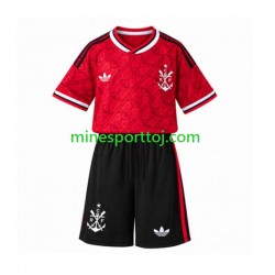 CR Flamengo Børne Tredje Fodboldtrøje 2026-2027 Lange Ærmer