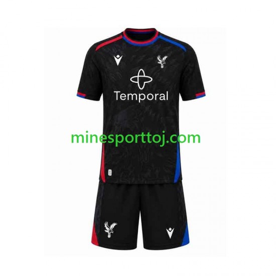 Crystal Palace Børne Udebane Fodboldtrøje 2026-2027 Lange Ærmer