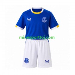 Everton Børne Hjemmebane Fodboldtrøje 2026-2027 Lange Ærmer