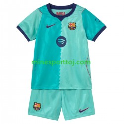 FC Barcelona Børne Tredje Fodboldtrøje 2026-2027 Lange Ærmer