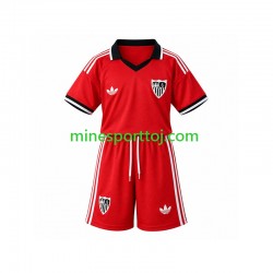 Sevilla FC Børne Retro Hjemmebane Fodboldtrøje 2026-2027 Lange Ærmer