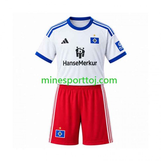 Hamburger SV Børne Hjemmebane Fodboldtrøje 2026-2027 Lange Ærmer