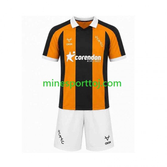 Hull City Børne Hjemmebane Fodboldtrøje 2026-2027 Lange Ærmer