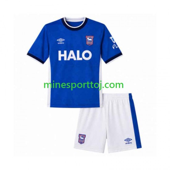 Ipswich Town Børne Hjemmebane Fodboldtrøje 2026-2027 Lange Ærmer
