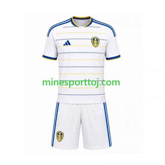 Leeds United Børne Hjemmebane Fodboldtrøje 2026-2027 Lange Ærmer