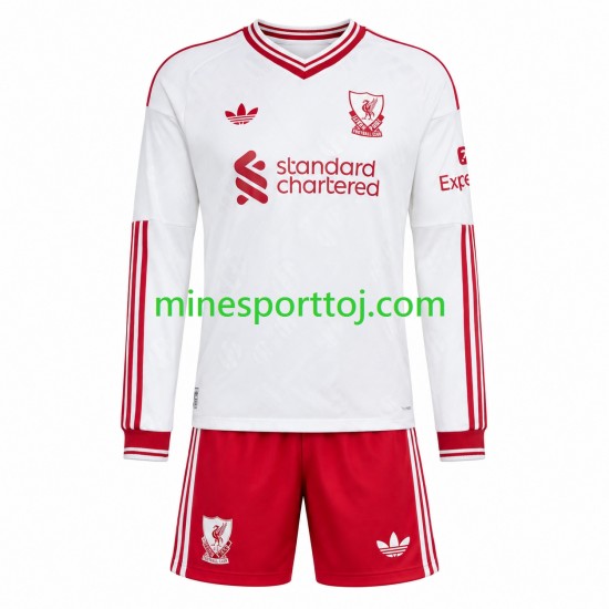 Liverpool Børne Udebane Fodboldtrøje 2026-2027 med Korte Ærmer