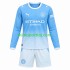 Manchester City Børne Hjemmebane Fodboldtrøje 2026-2027 med Korte Ærmer