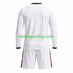 Paris Saint-Germain Børne Udebane Fodboldtrøje 2026-2027 med Korte Ærmer