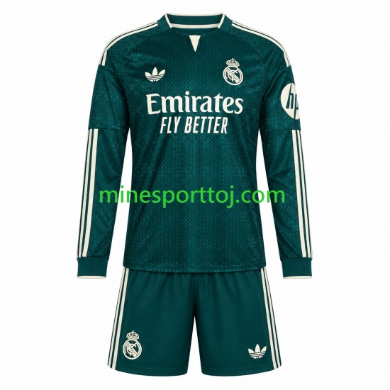 Real Madrid Børne Udebane Fodboldtrøje 2026-2027 med Korte Ærmer
