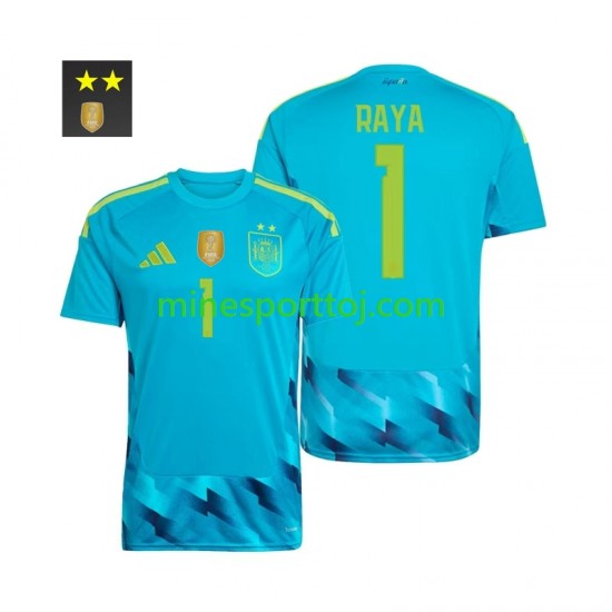 Spanien Målmand David Raya 1 Herre Hjemmebane Fodboldtrøje 2026-2027 Lange Ærmer