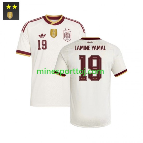 Spanien Lamine Yamal 19 Herre Udebane Fodboldtrøje 2026-2027 Lange Ærmer