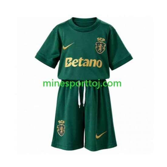 Sporting CP Special Børne Hjemmebane Fodboldtrøje 2026-2027 Lange Ærmer