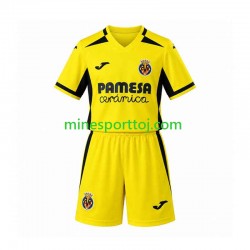 Villarreal CF Børne Hjemmebane Fodboldtrøje 2026-2027 Lange Ærmer