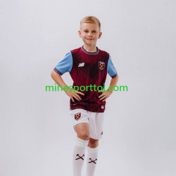 West Ham United Børne Hjemmebane Fodboldtrøje 2026-2027 Lange Ærmer