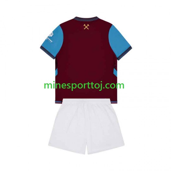 West Ham United Børne Hjemmebane Fodboldtrøje 2026-2027 Lange Ærmer