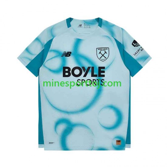 West Ham United Herre Tredje Fodboldtrøje 2026-2027 Lange Ærmer
