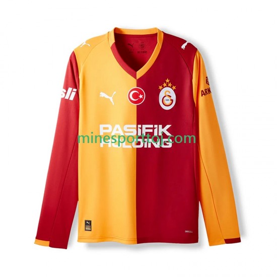 Galatasaray Herre Hjemmebane Fodboldtrøje 2025-2026 med Korte Ærmer