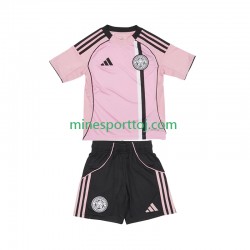 Leicester City Børne Tredje Fodboldtrøje 2025-2026 Lange Ærmer