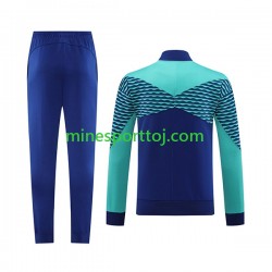 Brasilien Blå Træningssæt med Jakke og Bukser 2023-2024