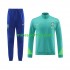 Brasilien Grøn Træningssæt med Jakke og Bukser 2023-2024