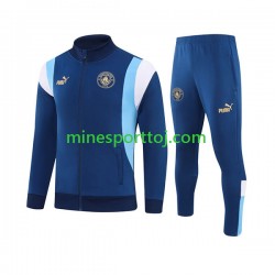 Manchester City Blå Træningssæt med Jakke og Bukser 2023-2024