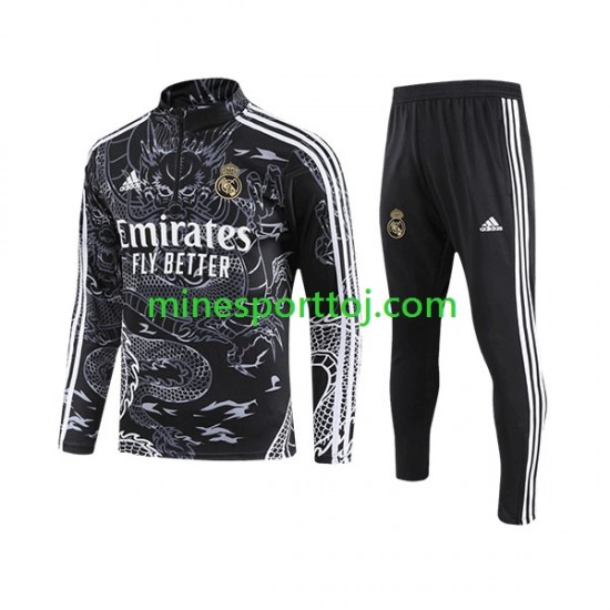 Real Madrid Dragon Sort Træningsdragt 2023-2024