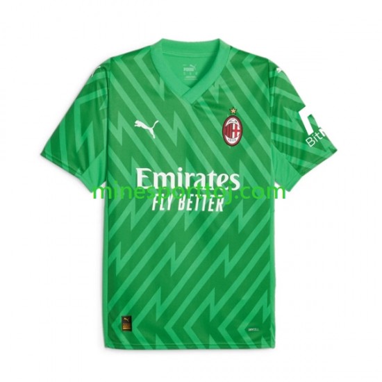 AC Milan Målmand Herre Hjemmebane Fodboldtrøje 2023-2024 Lange Ærmer