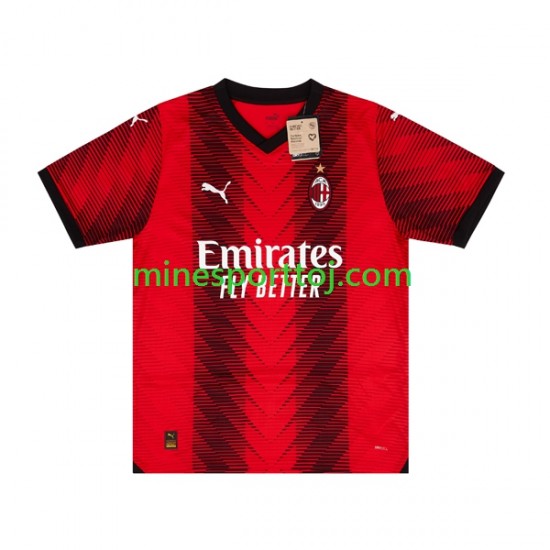 AC Milan Herre Hjemmebane Fodboldtrøje 2023-2024 Lange Ærmer