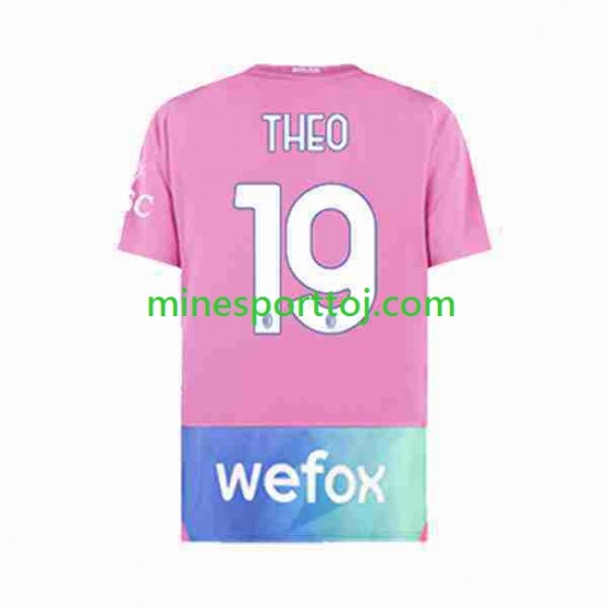 AC Milan THEO 19 Herre Tredje Fodboldtrøje 2023-2024 Lange Ærmer