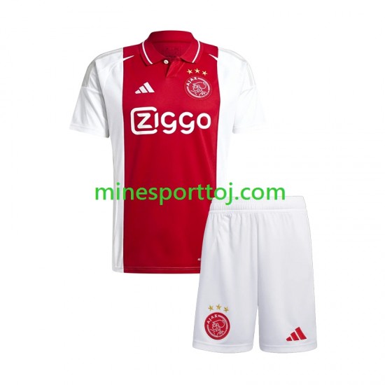 AFC Ajax Børne Hjemmebane Fodboldtrøje 2024-2025 Lange Ærmer