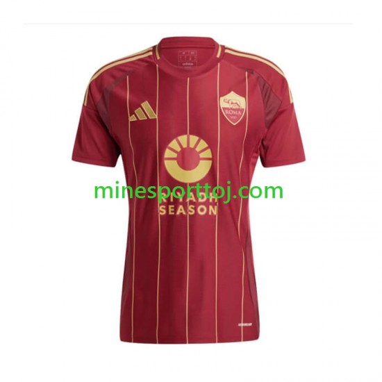 AS Roma Herre Hjemmebane Fodboldtrøje 2024-2025 Lange Ærmer