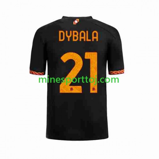 AS Roma Paulo Dybala 21 Herre Tredje Fodboldtrøje 2023-2024 Lange Ærmer
